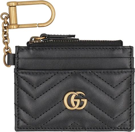 cheap gucci keychain wallet|gucci gg marmont key chain.